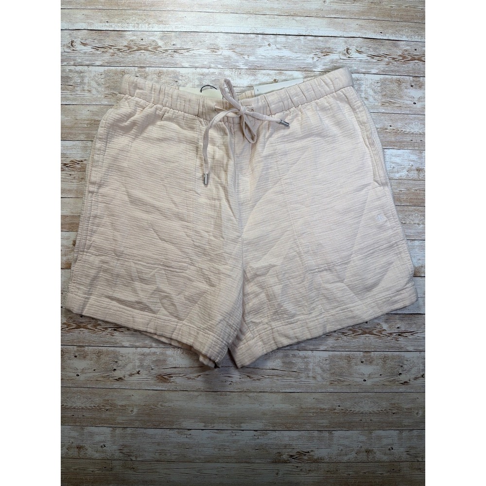 Calvin Klein Jeans Womens Small Gauze Drawstring Shorts Pale Pink Peach NWT